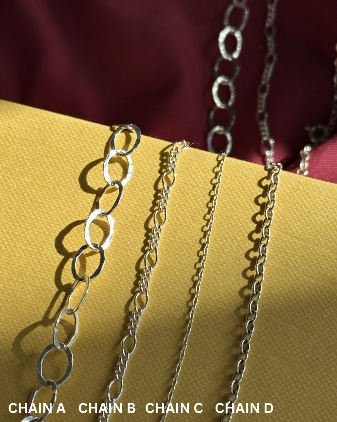 SET OF 6 CHARMS + CHAIN BUNDLE
