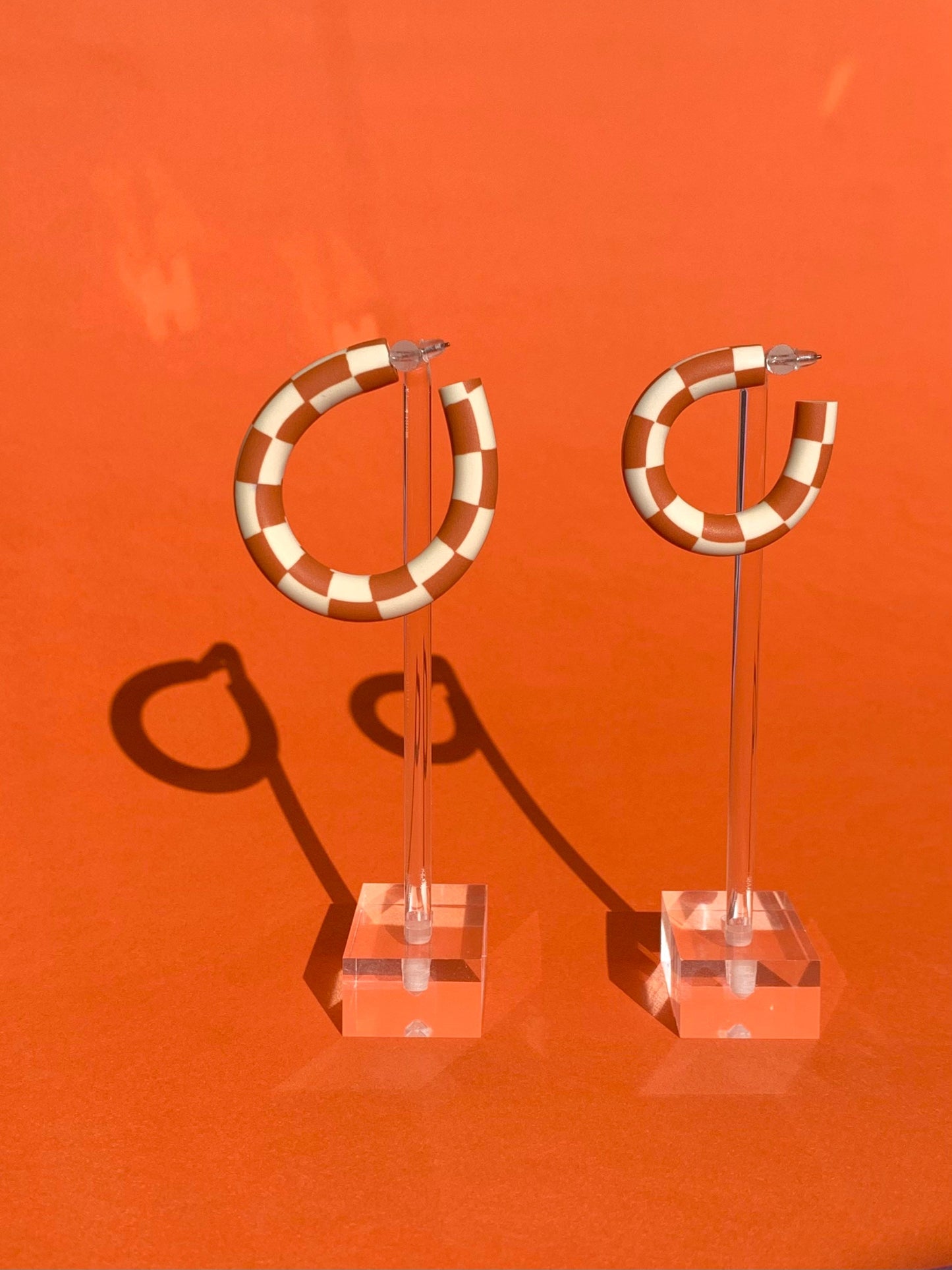 CHECKERBOARD EARRINGS