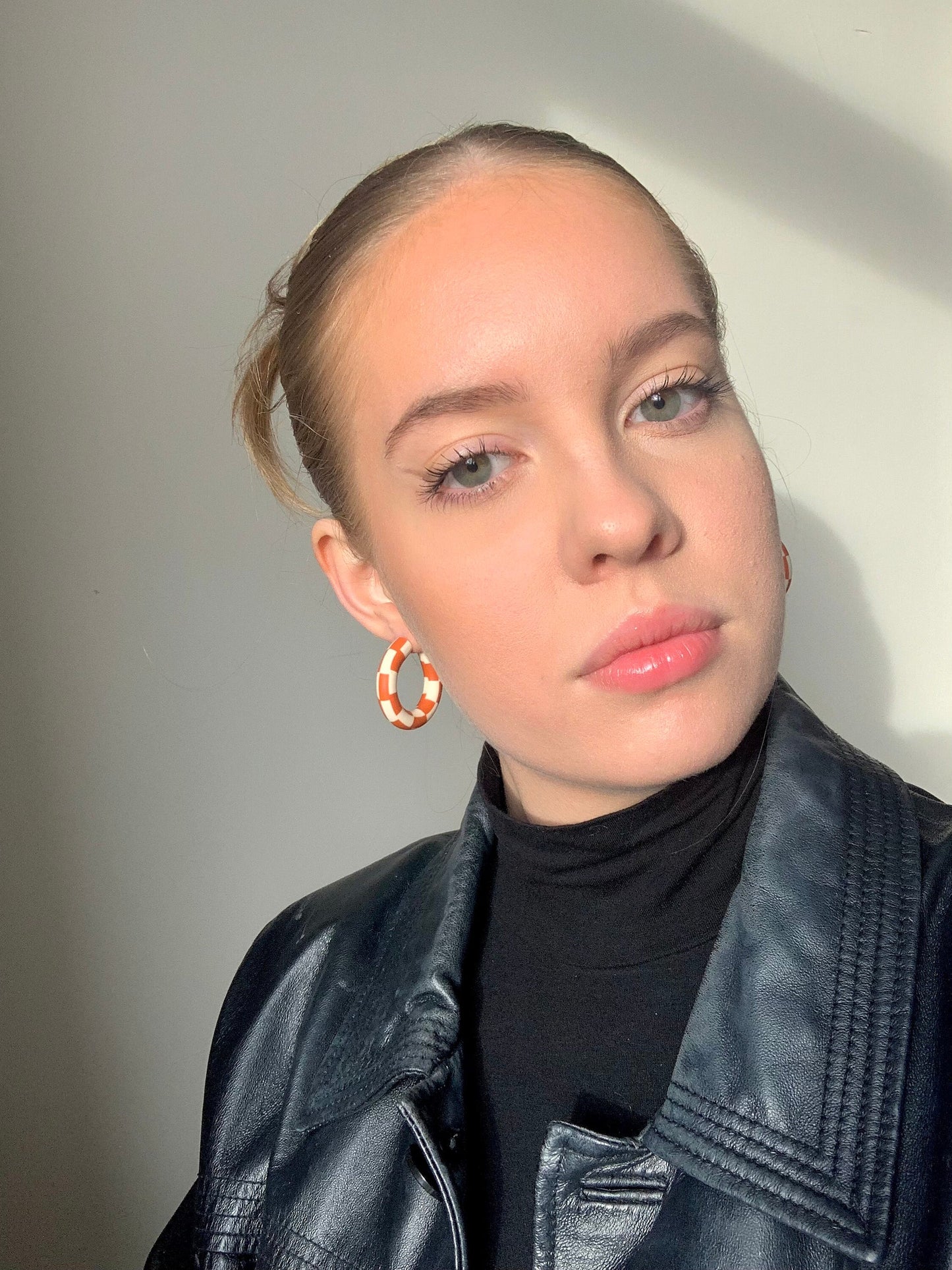 CHECKERBOARD EARRINGS