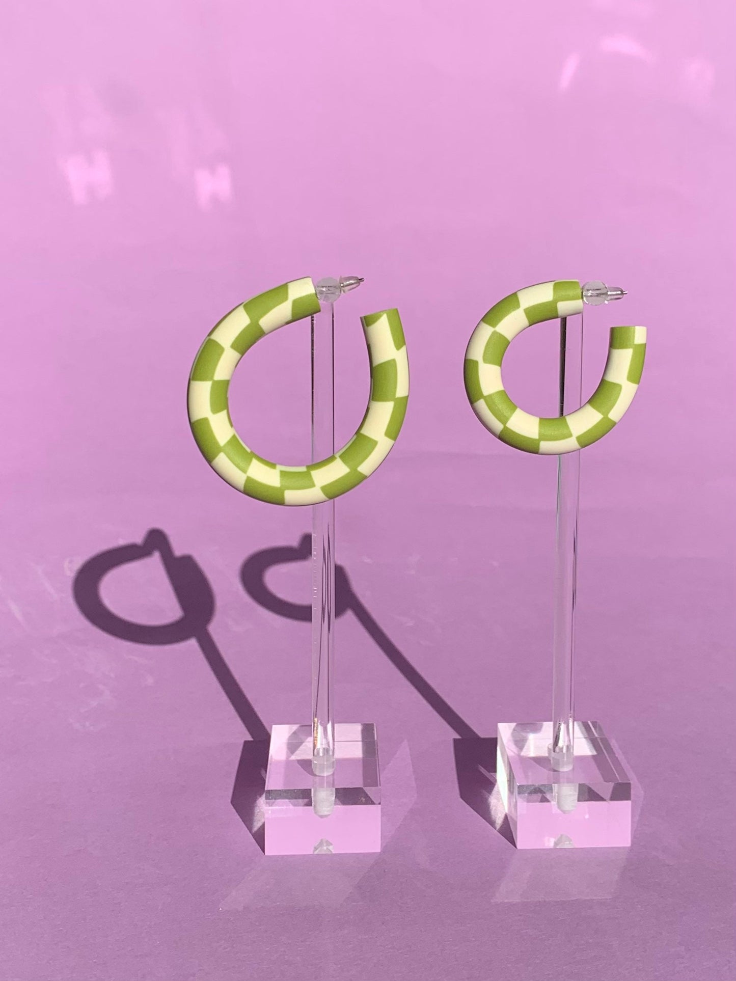 CHECKERBOARD EARRINGS