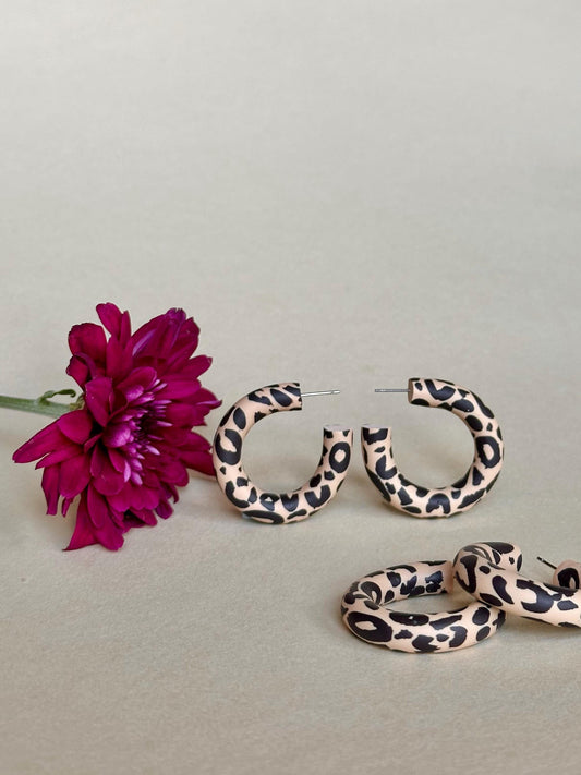 LEOPARD HOOPS