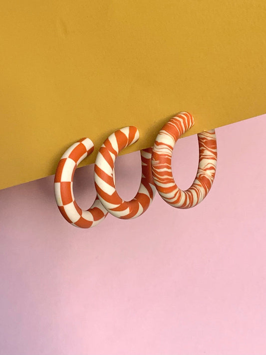 CHECKERBOARD EARRINGS