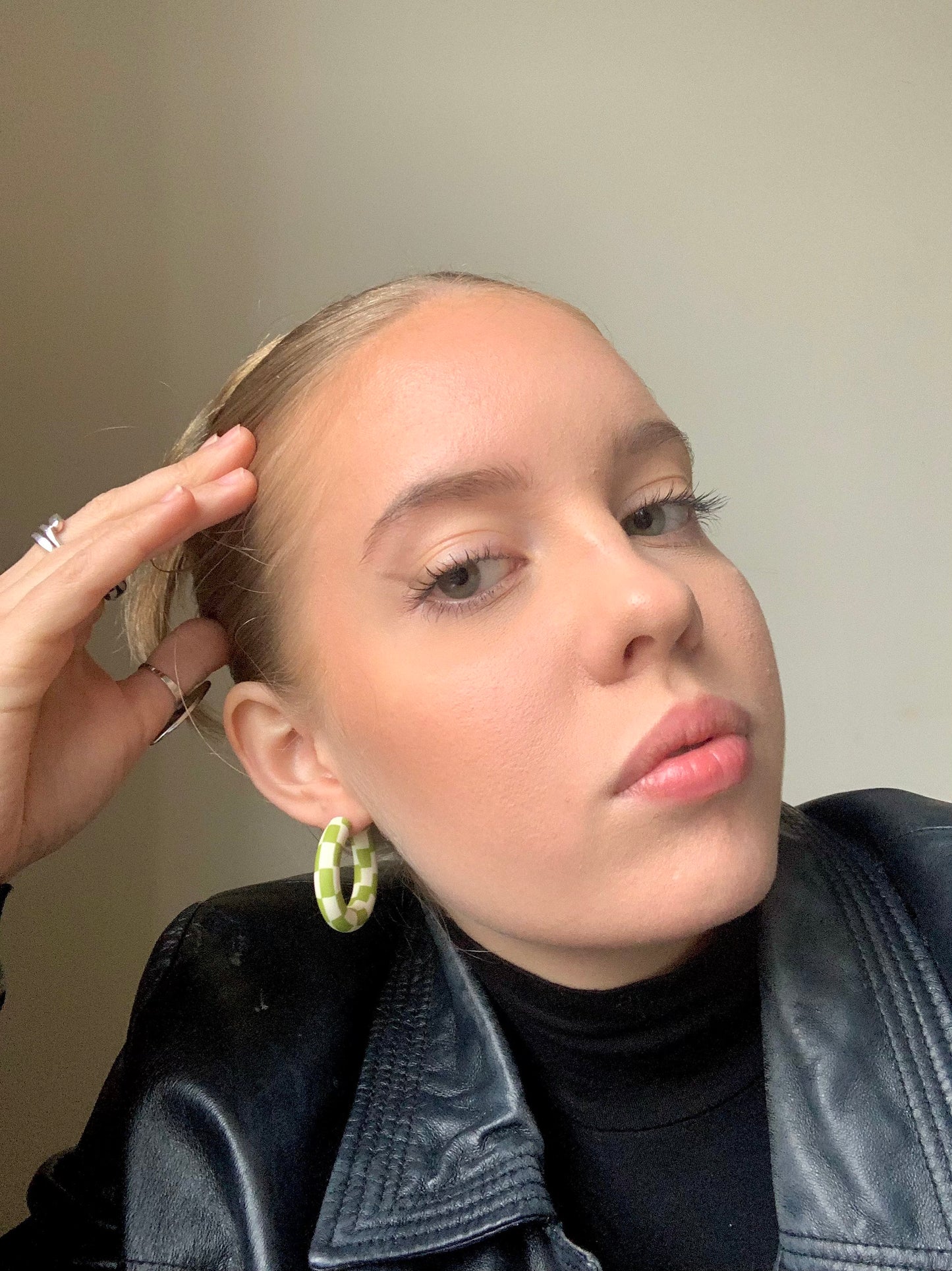 CHECKERBOARD EARRINGS